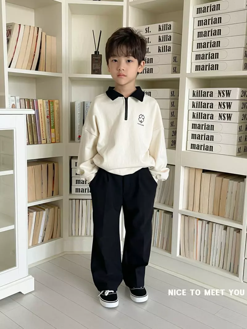 Nice To Meet You - Korean Children Fashion - #stylishchildhood - Clover Sweatshirt - 12