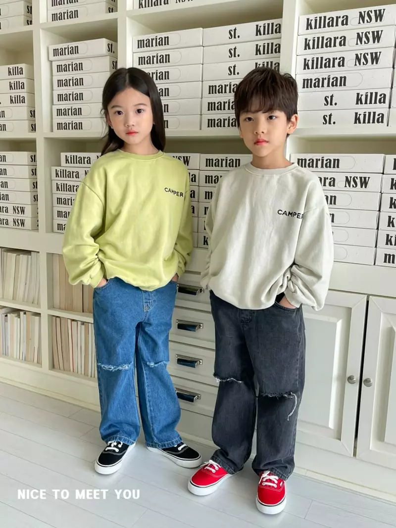 Nice To Meet You - Korean Children Fashion - #stylishchildhood - Camper Sweatshirt - 10