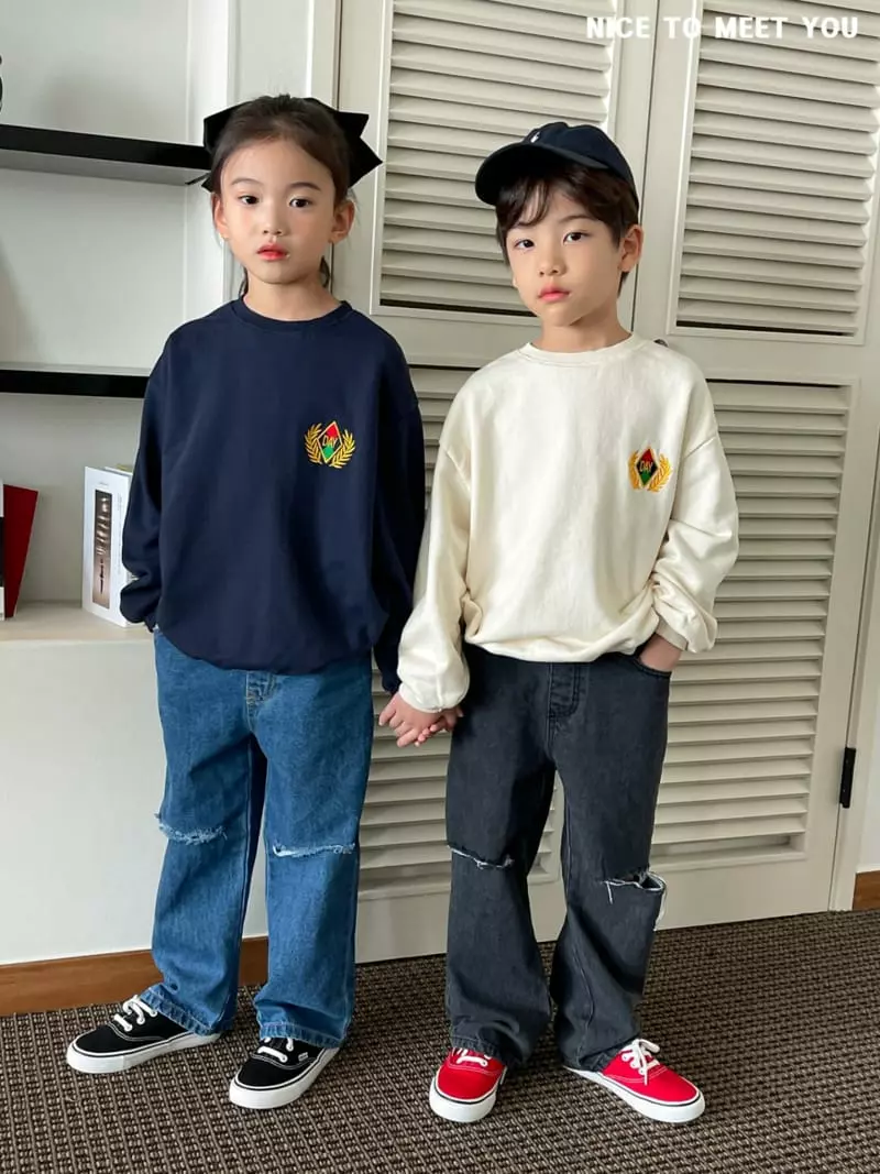 Nice To Meet You - Korean Children Fashion - #stylishchildhood - A Laurel Tree Sweatshirt - 6