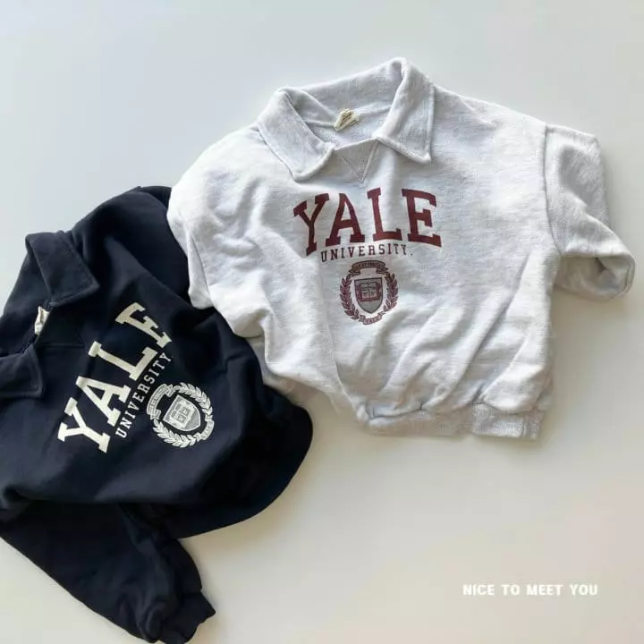 Nice To Meet You - Korean Children Fashion - #stylishchildhood - Yale Sweatshirt - 5