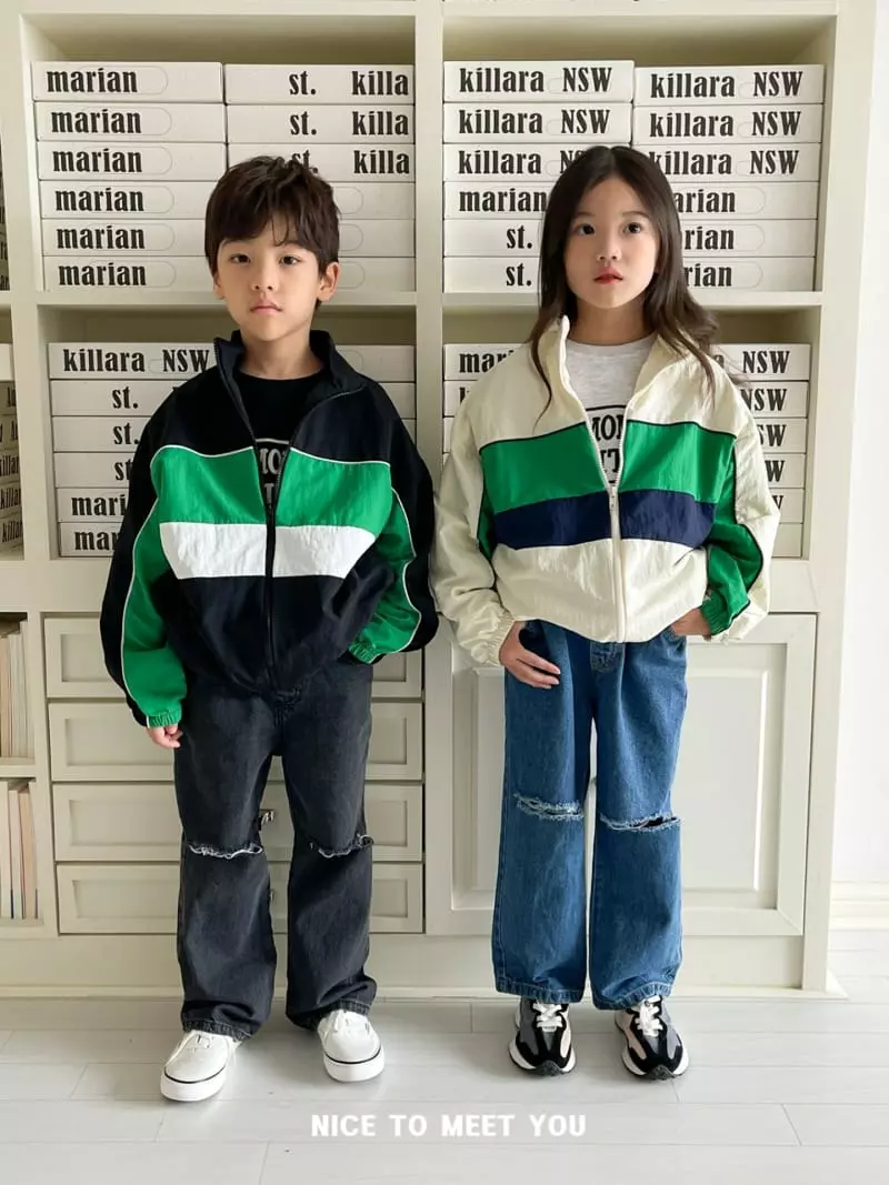 Nice To Meet You - Korean Children Fashion - #stylishchildhood - Sporty Jumper