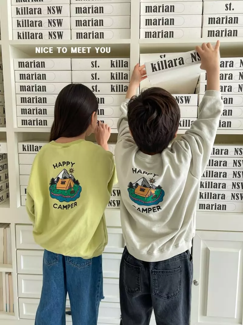 Nice To Meet You - Korean Children Fashion - #todddlerfashion - Camper Sweatshirt - 8