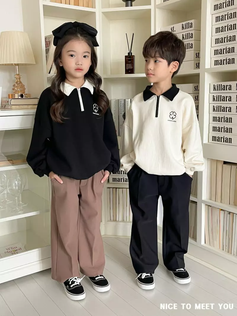 Nice To Meet You - Korean Children Fashion - #toddlerclothing - Clover Sweatshirt - 11
