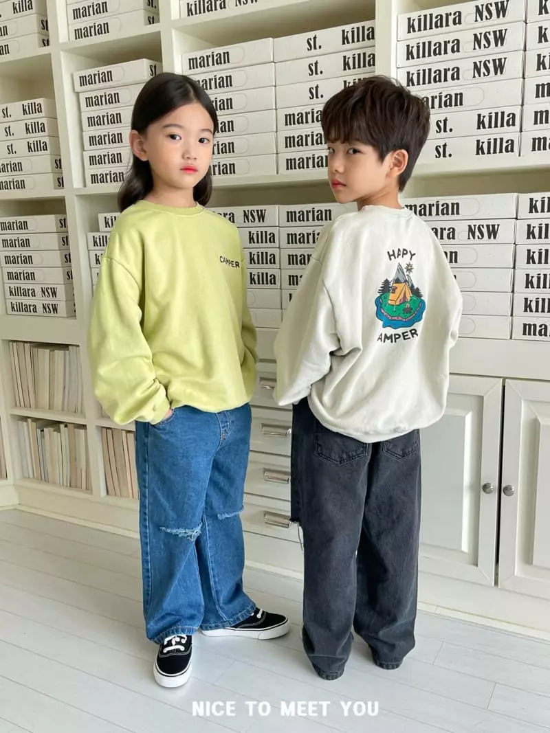 Nice To Meet You - Korean Children Fashion - #toddlerclothing - Camper Sweatshirt - 9