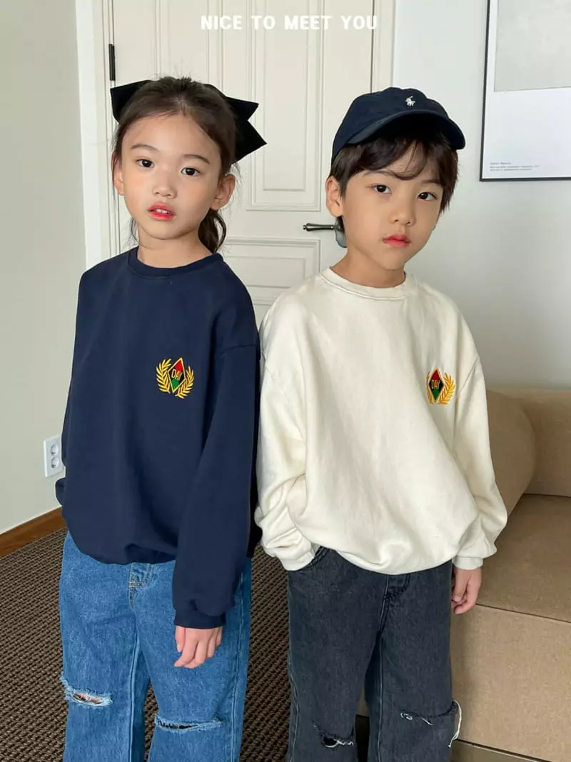 Nice To Meet You - Korean Children Fashion - #toddlerclothing - A Laurel Tree Sweatshirt - 5