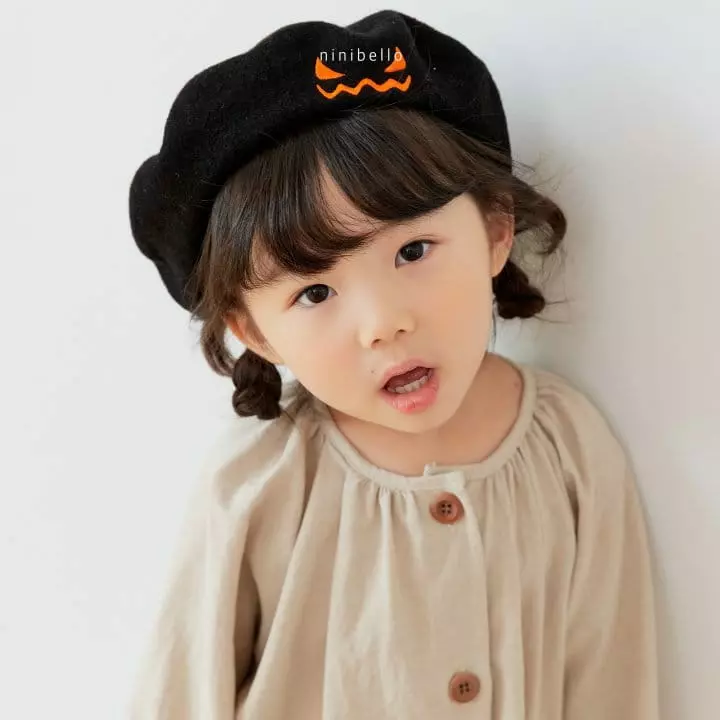 Ninibello - Korean Baby Fashion - #babygirlfashion - Halloween Beret Hat - 9