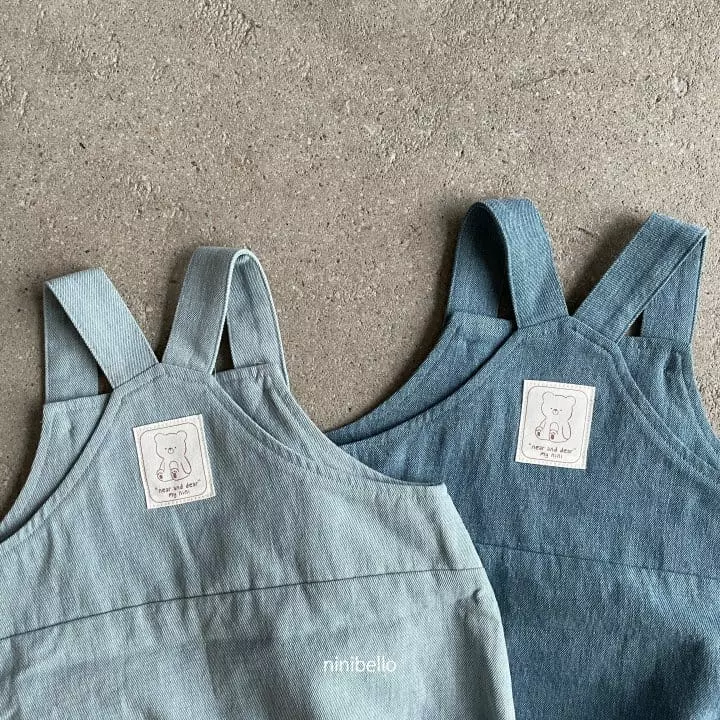 Ninibello - Korean Baby Fashion - #babylifestyle - Toy Denim Bodysuit - 8