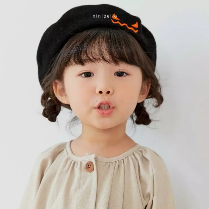 Ninibello - Korean Baby Fashion - #babyoninstagram - Halloween Beret Hat - 11