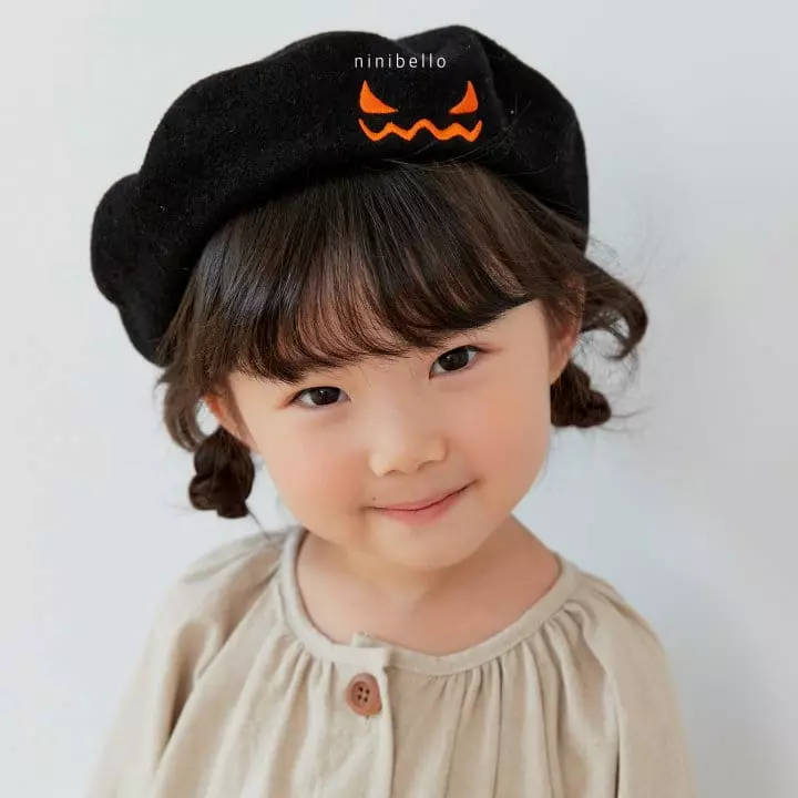 Ninibello - Korean Baby Fashion - #babyootd - Halloween Beret Hat - 12