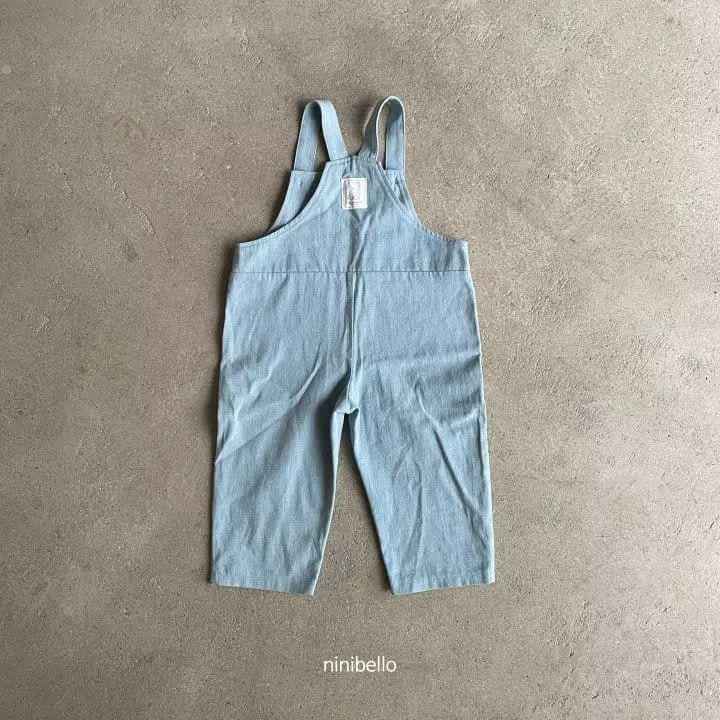 Ninibello - Korean Children Fashion - #childofig - Toy Denim Dungarees - 8