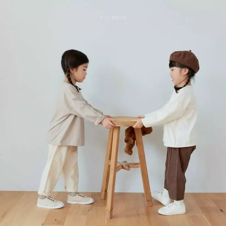 Ninibello - Korean Children Fashion - #childrensboutique - Bubble Bear Piping Tee - 12