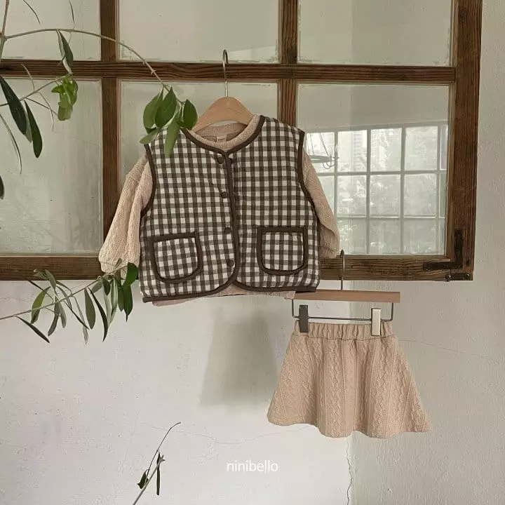 Ninibello - Korean Children Fashion - #childrensboutique - Twill Knit Skirt - 2
