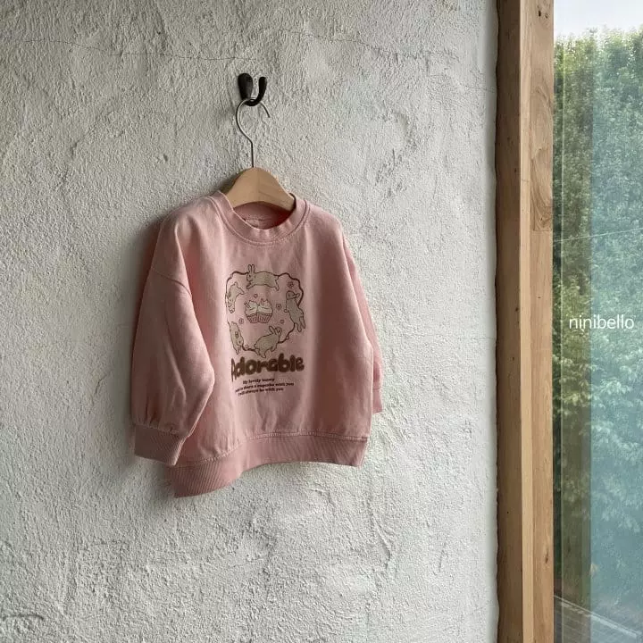 Ninibello - Korean Children Fashion - #designkidswear - Cookie Rabbit Sweatshirt