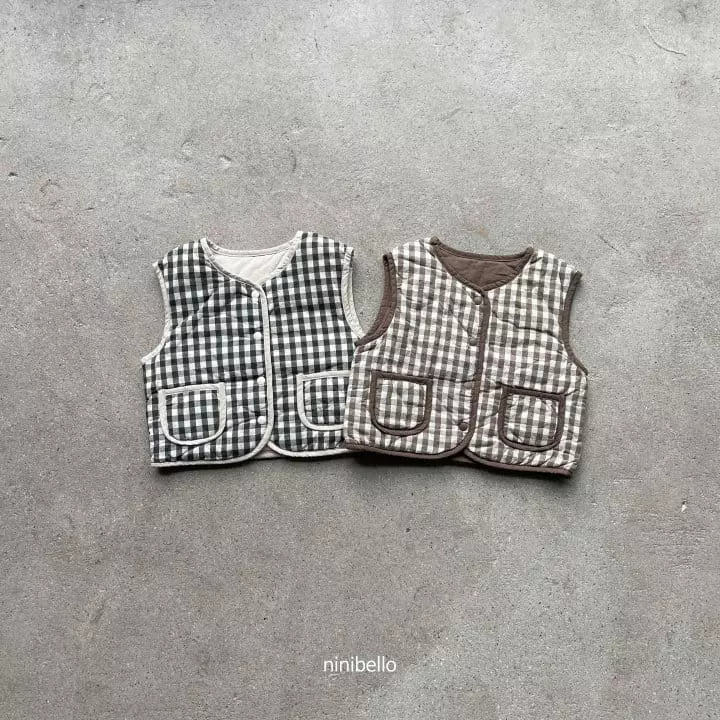 Ninibello - Korean Children Fashion - #designkidswear - Autumn Reversible Vest - 6