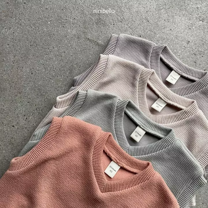 Ninibello - Korean Children Fashion - #designkidswear - Knit Vest - 5