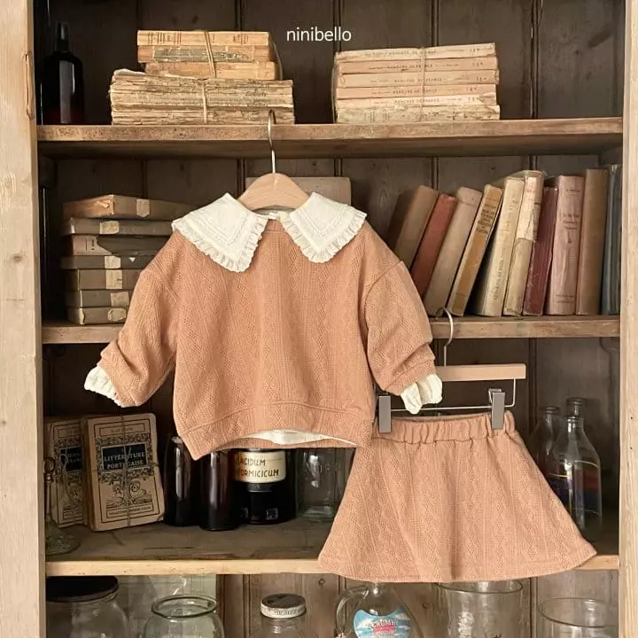 Ninibello - Korean Children Fashion - #designkidswear - Twill Knit Tee - 2