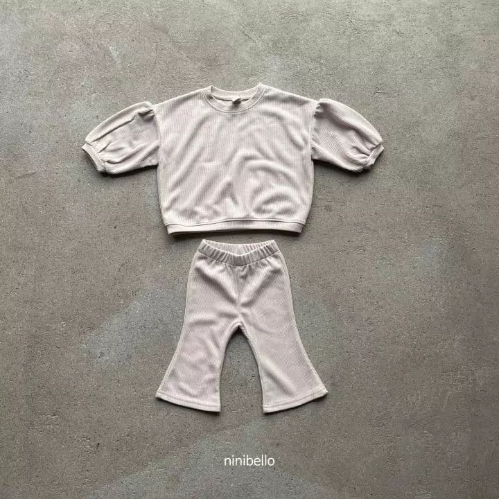Ninibello - Korean Children Fashion - #designkidswear - Luna Rib Top Bottom Set