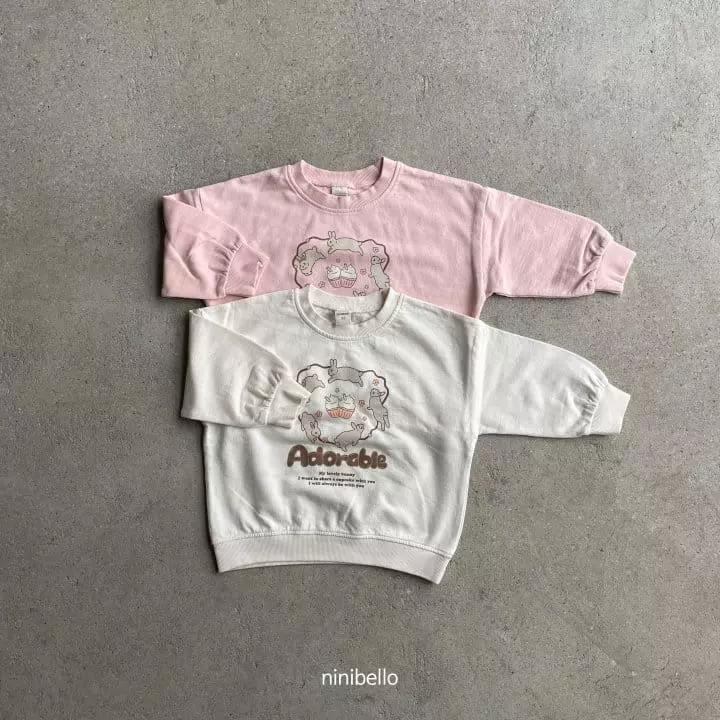 Ninibello - Korean Children Fashion - #discoveringself - Cookie Rabbit Sweatshirt - 2