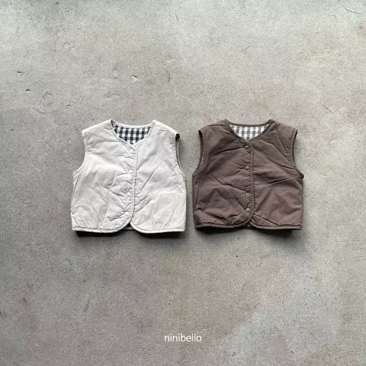 Ninibello - Korean Children Fashion - #discoveringself - Autumn Reversible Vest - 7