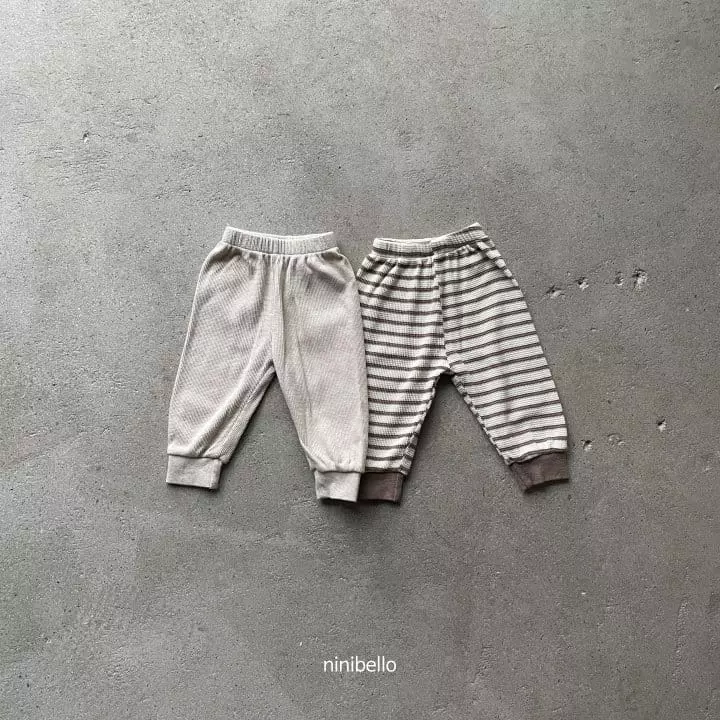 Ninibello - Korean Children Fashion - #discoveringself - Bread Waffle Top Bottom Set