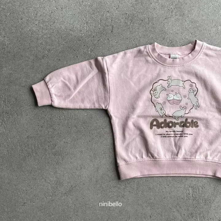 Ninibello - Korean Children Fashion - #fashionkids - Cookie Rabbit Sweatshirt - 4