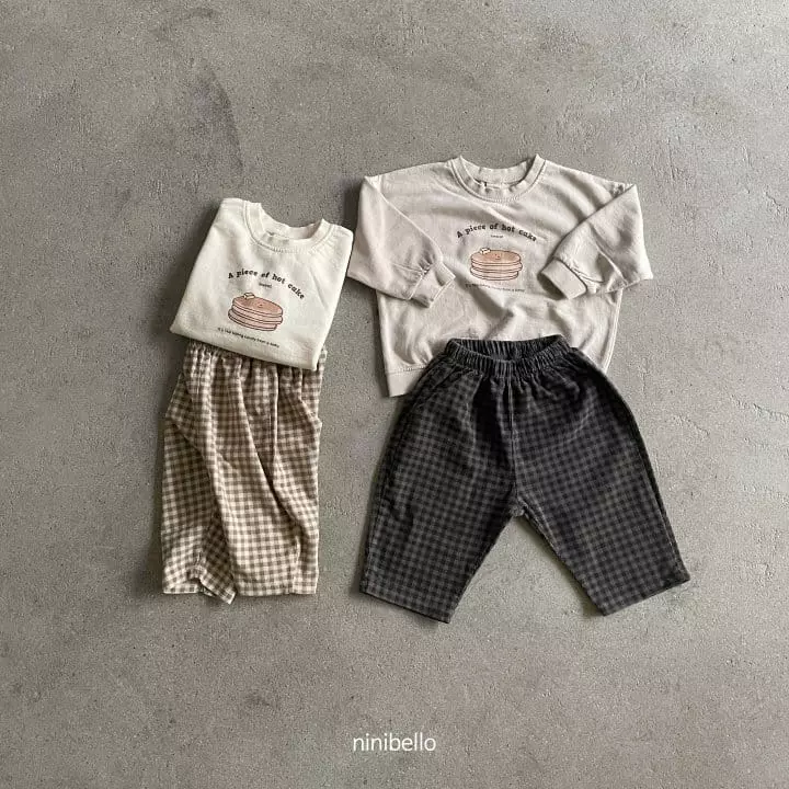Ninibello - Korean Children Fashion - #kidsshorts - Pan Cake Sweatshirt - 3