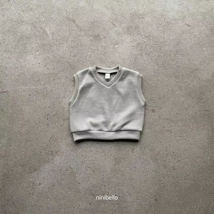 Ninibello - Korean Children Fashion - #kidsshorts - Knit Vest - 8