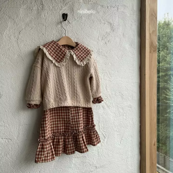 Ninibello - Korean Children Fashion - #kidsshorts - Twill Knit Tee - 5
