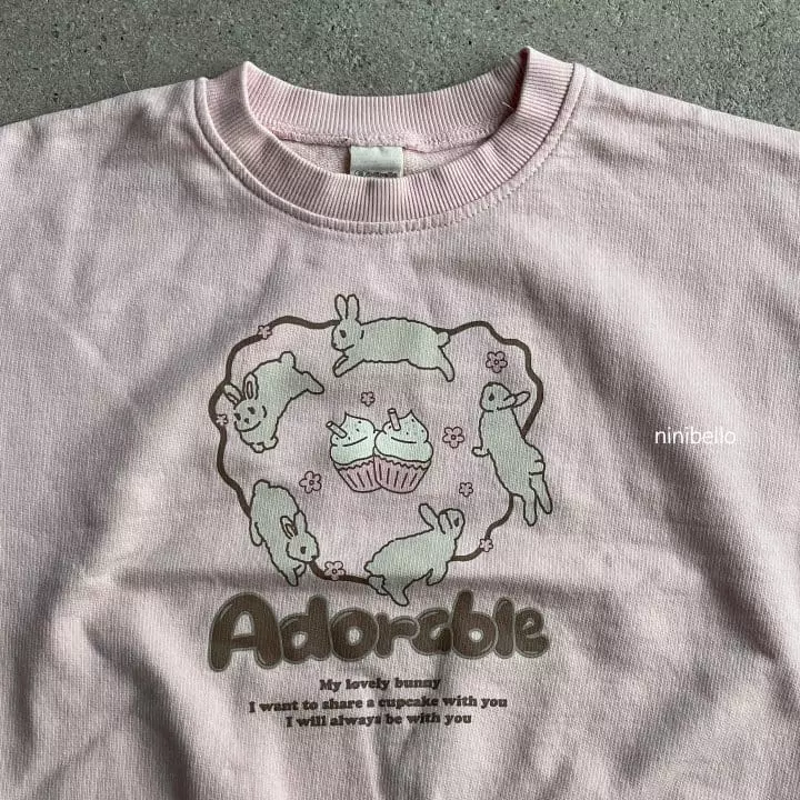 Ninibello - Korean Children Fashion - #kidsstore - Cookie Rabbit Sweatshirt - 5