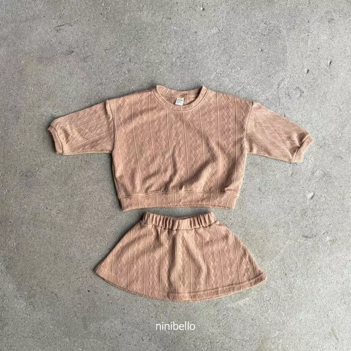 Ninibello - Korean Children Fashion - #kidsstore - Twill Knit Skirt - 7