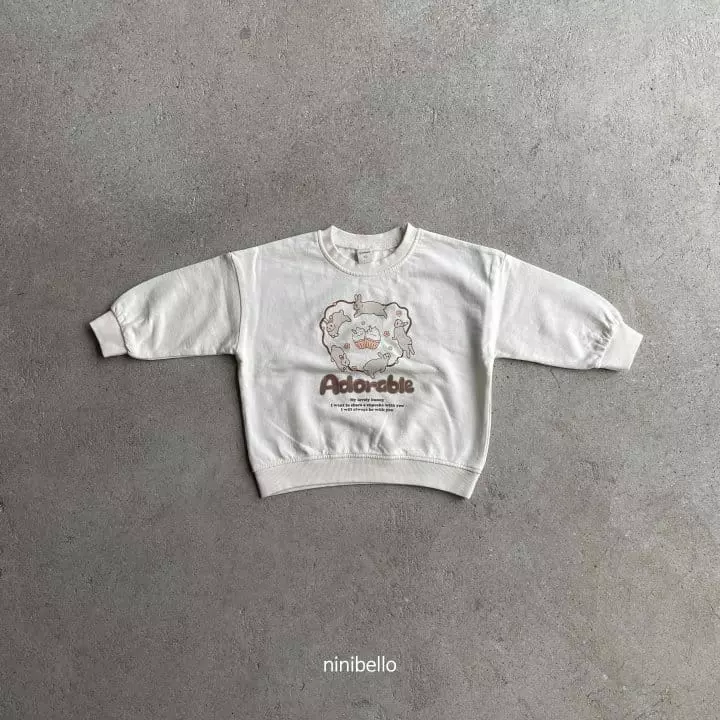 Ninibello - Korean Children Fashion - #kidzfashiontrend - Cookie Rabbit Sweatshirt - 6