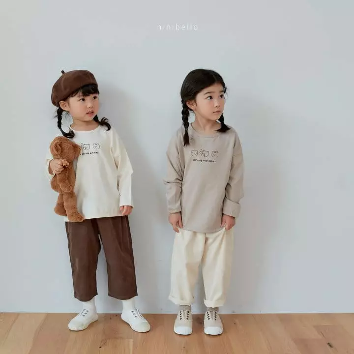 Ninibello - Korean Children Fashion - #magicofchildhood - Bubble Bear Piping Tee - 5
