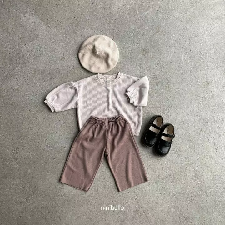 Ninibello - Korean Children Fashion - #magicofchildhood - Luna Rib Top Bottom Set - 9