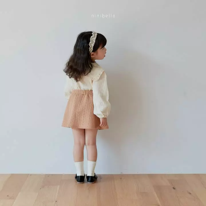 Ninibello - Korean Children Fashion - #minifashionista - Twill Knit Skirt - 12