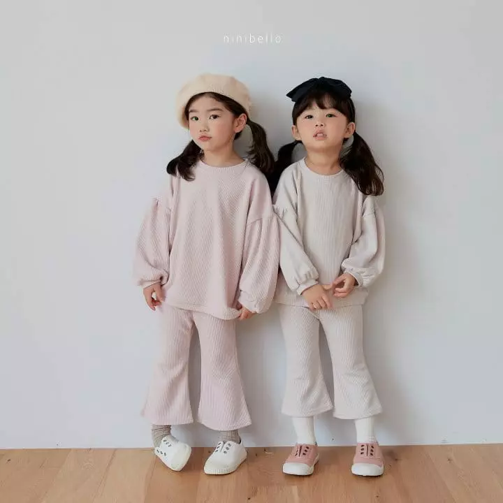 Ninibello - Korean Children Fashion - #minifashionista - Luna Rib Top Bottom Set - 10