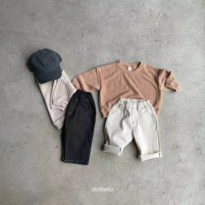 Ninibello - Korean Children Fashion - #minifashionista - Stitch Pants - 6