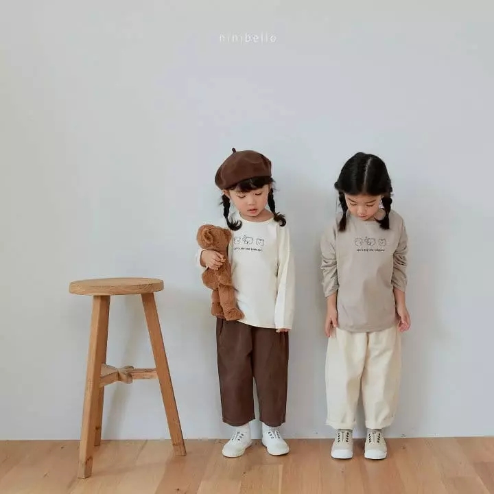 Ninibello - Korean Children Fashion - #prettylittlegirls - Bubble Bear Piping Tee - 7
