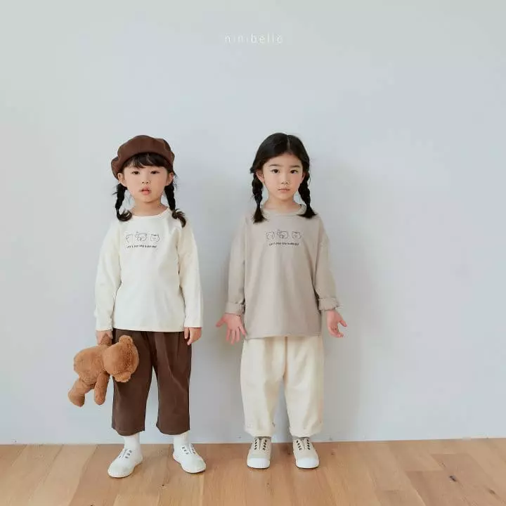 Ninibello - Korean Children Fashion - #stylishchildhood - Bubble Bear Piping Tee - 10