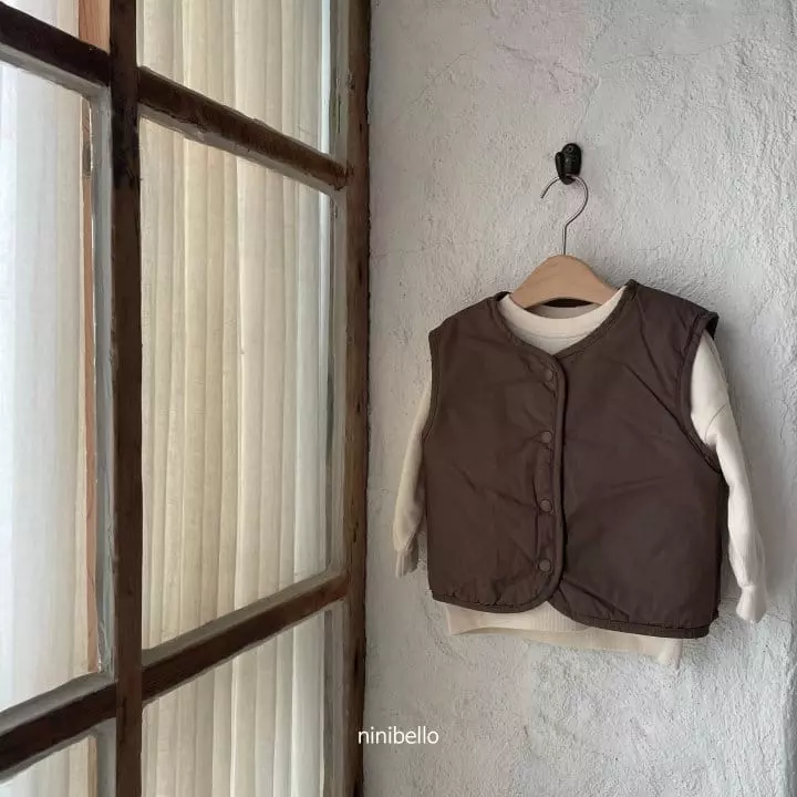 Ninibello - Korean Children Fashion - #stylishchildhood - Autumn Reversible Vest - 3