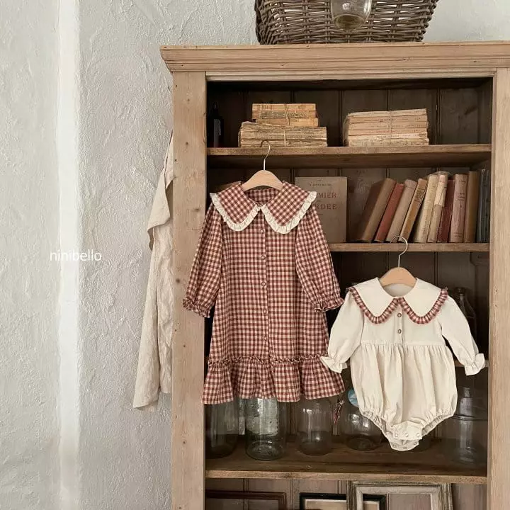Ninibello - Korean Children Fashion - #toddlerclothing - Frill Long One-piece - 7