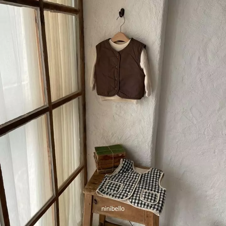 Ninibello - Korean Children Fashion - #toddlerclothing - Autumn Reversible Vest - 2