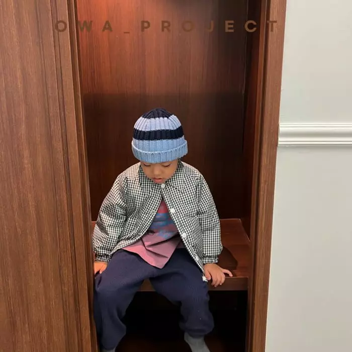 O Wa - Korean Children Fashion - #Kfashion4kids - Check Jumper - 10