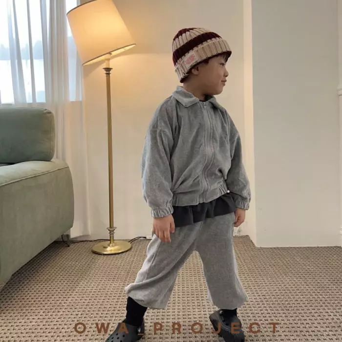 O Wa - Korean Children Fashion - #Kfashion4kids - Velvet Jumper - 7