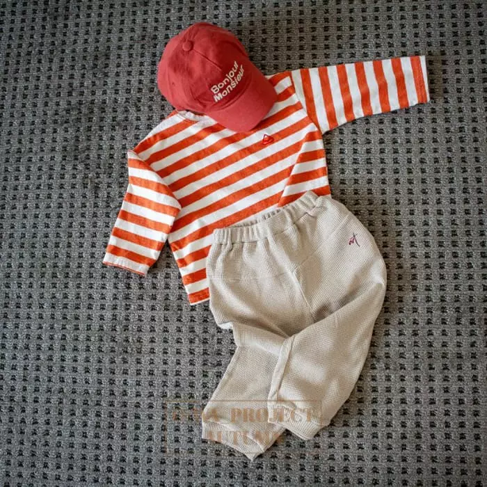 O Wa - Korean Children Fashion - #Kfashion4kids - Art Waffle Pants - 2