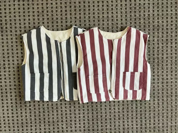 O Wa - Korean Children Fashion - #childofig - Reversible Vest