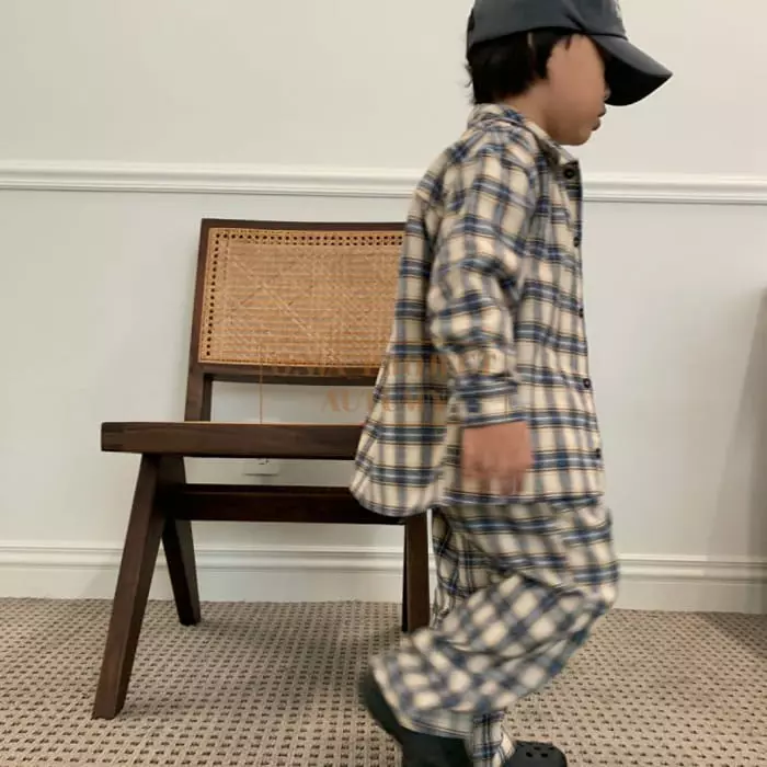 O Wa - Korean Children Fashion - #childofig - Check Pants - 4