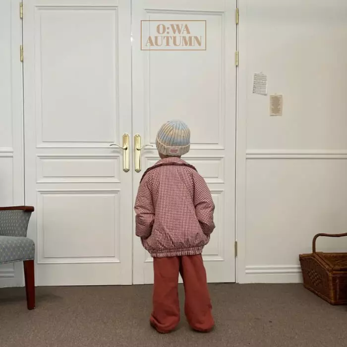 O Wa - Korean Children Fashion - #childrensboutique - Check Jumper - 3