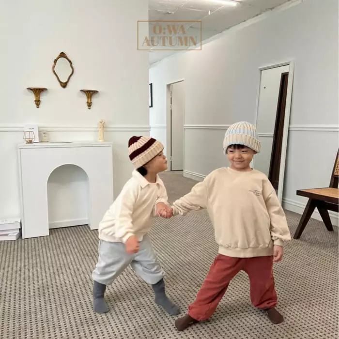 O Wa - Korean Children Fashion - #designkidswear - Banding Loose Pants - 12