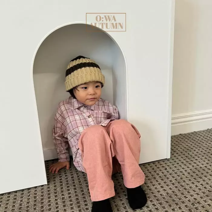 O Wa - Korean Children Fashion - #designkidswear - Check SHIrt - 5