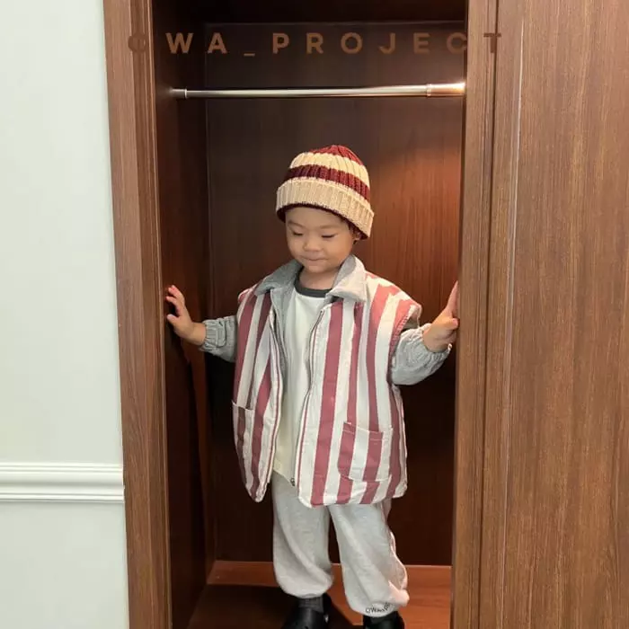 O Wa - Korean Children Fashion - #designkidswear - Reversible Vest - 4
